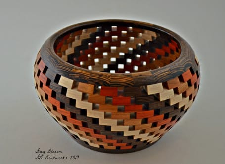 Hand turned wooden bowls